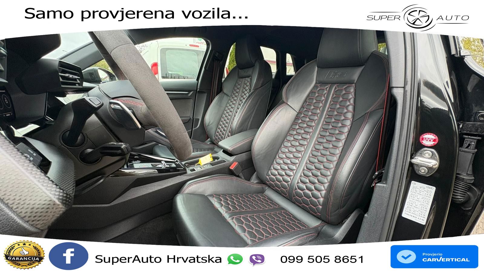 Audi RS3 Sedan 2.5 TFSI (400 KS) quattro S tronic LED+GR SJED+ACC