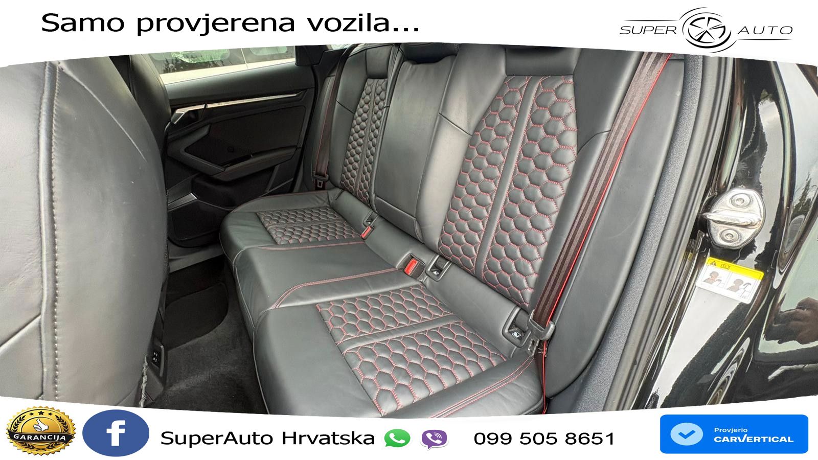 Audi RS3 Sedan 2.5 TFSI (400 KS) quattro S tronic LED+GR SJED+ACC