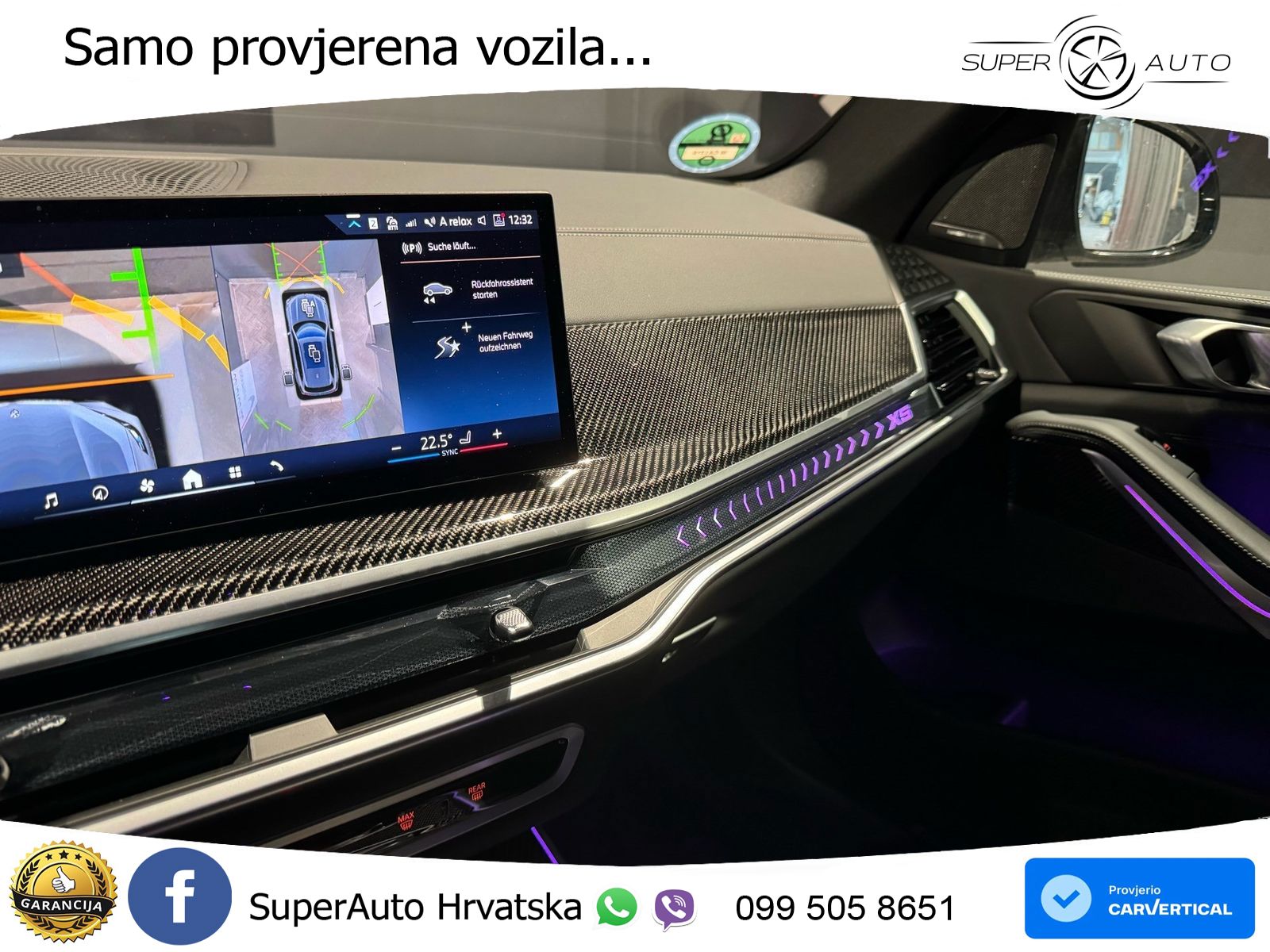 BMW X5 30d (298 KS) xDrive Steptronic ZRAČNI+ACC+GR SJED+KAM+PANO