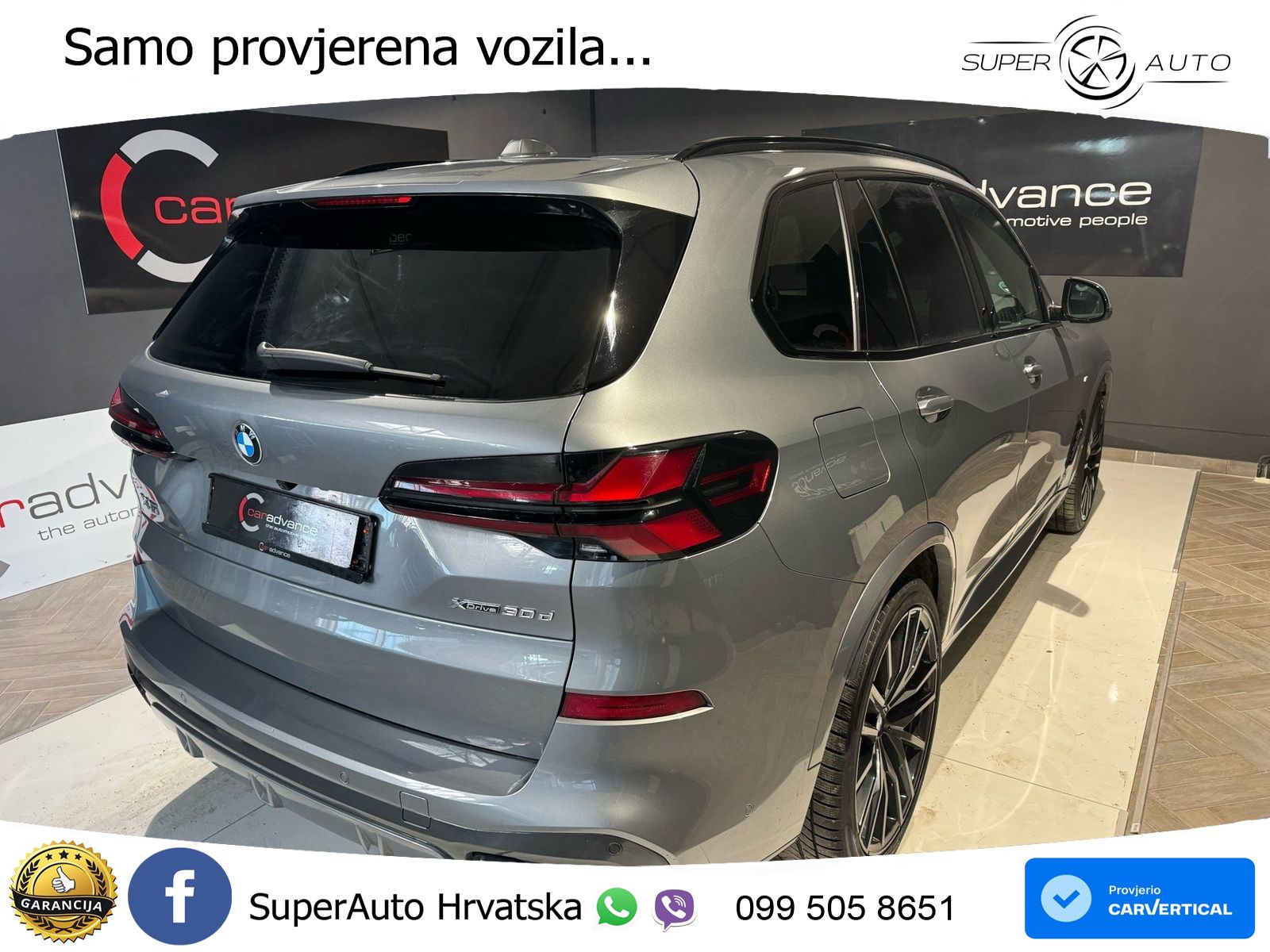 BMW X5 30d (298 KS) xDrive Steptronic ZRAČNI+ACC+GR SJED+KAM+PANO