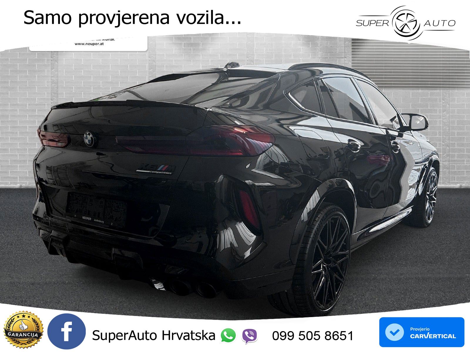 BMW X6 M Competition 4.4 V8 (625 KS) xDrive Steptronic LED+GR SJED+ACC