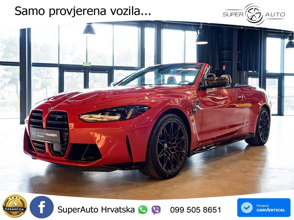 BMW M4 Convertible Competition 3.0 (530 KS) xDrive Steptronic LED+GR SJED+ACC