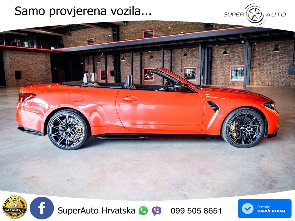 BMW M4 Convertible Competition 3.0 (530 KS) xDrive Steptronic LED+GR SJED+ACC