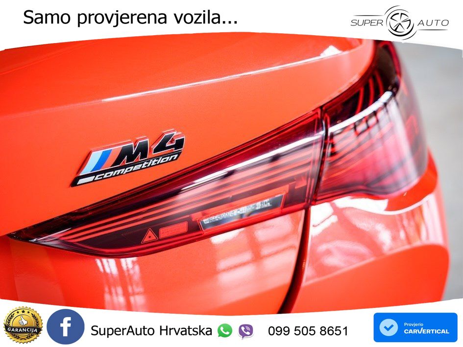 BMW M4 Convertible Competition 3.0 (530 KS) xDrive Steptronic LED+GR SJED+ACC