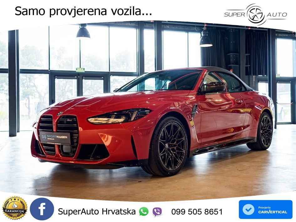 BMW M4 Convertible Competition 3.0 (530 KS) xDrive Steptronic LED+GR SJED+ACC