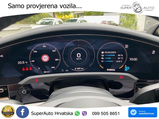Porsche Taycan 4S Performance 79.2 kWh (530 KS)