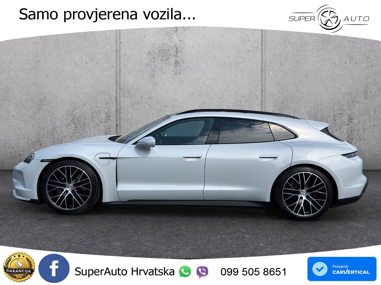 Porsche Taycan Sport Turismo 105 kWh (435 KS)
