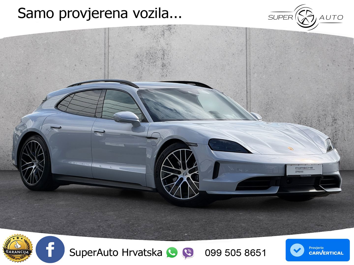 Porsche Taycan Sport Turismo 105 kWh (435 KS)