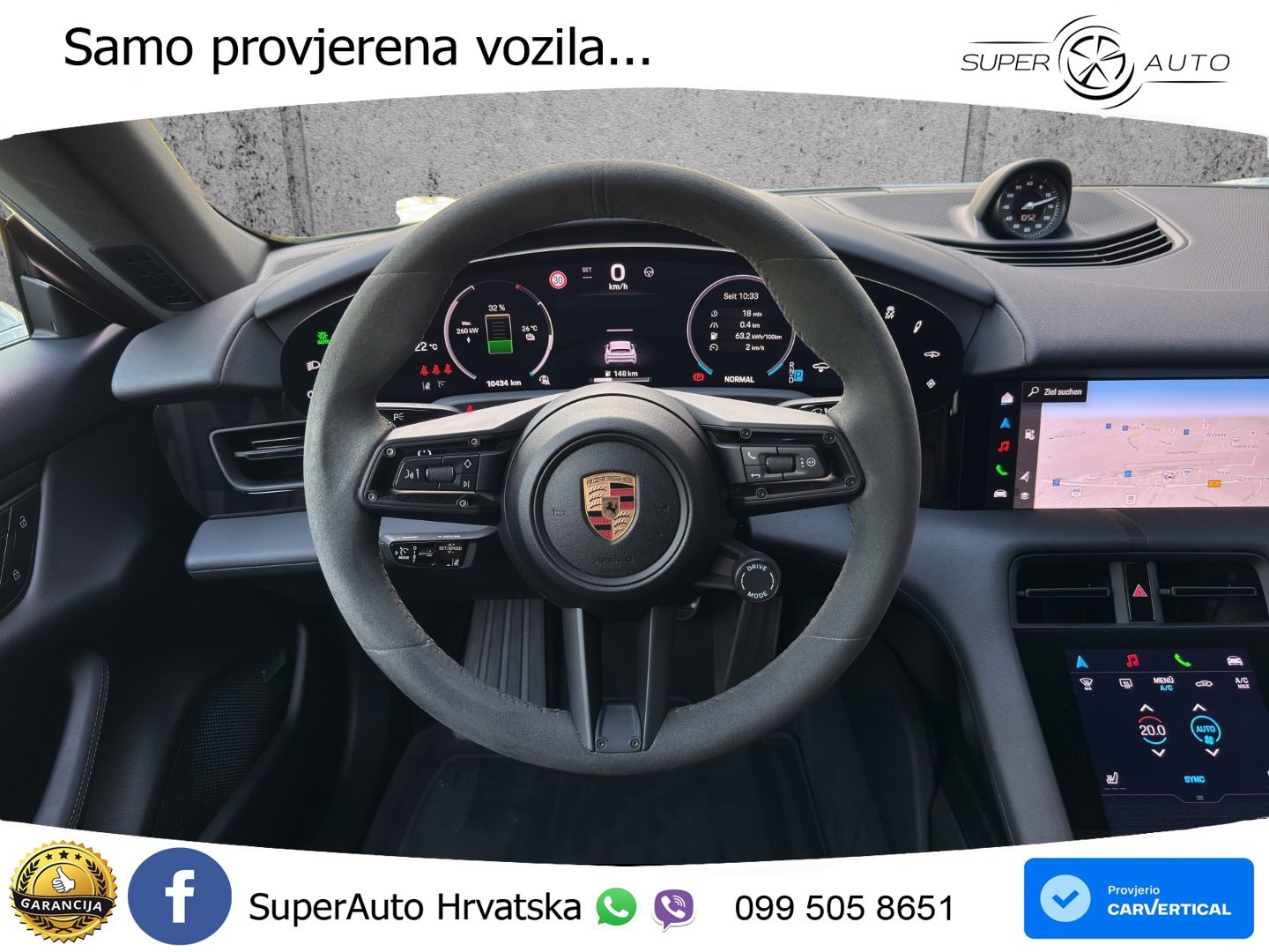 Porsche Taycan Sport Turismo 105 kWh (435 KS)
