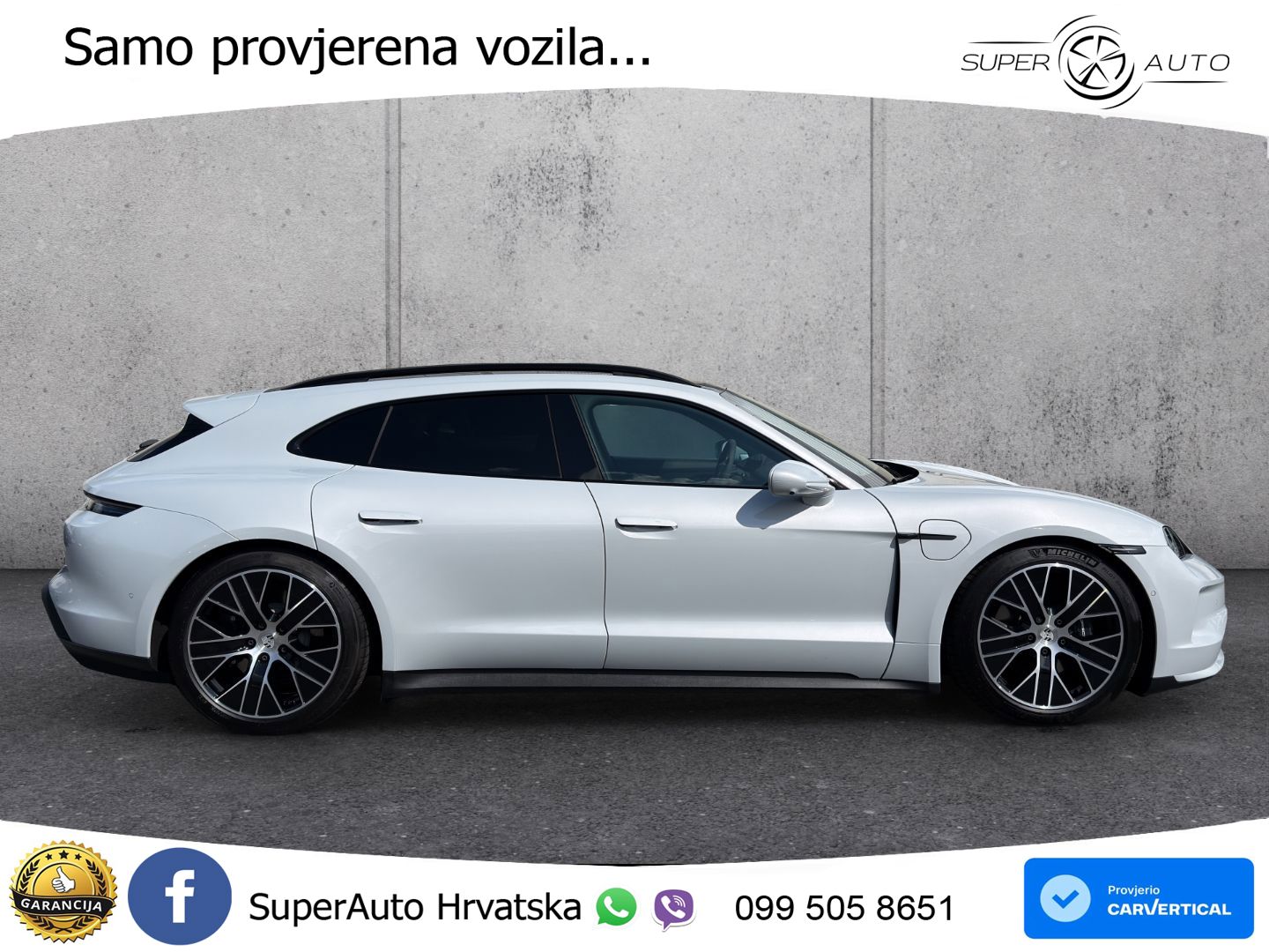 Porsche Taycan Sport Turismo 105 kWh (435 KS)