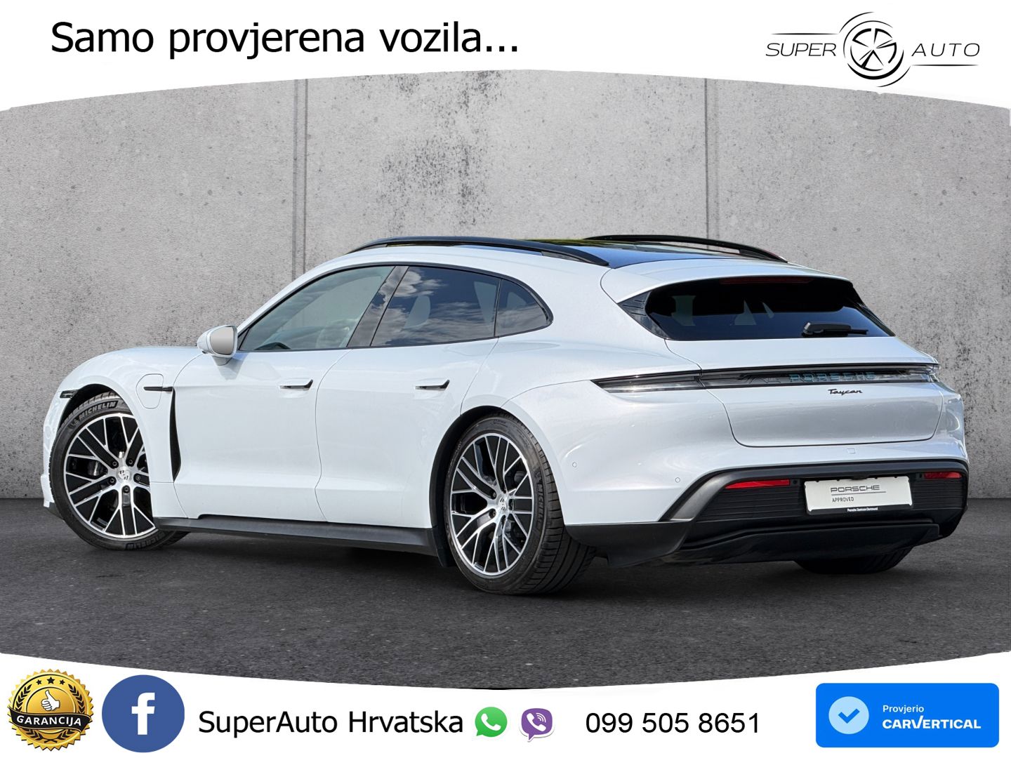 Porsche Taycan Sport Turismo 105 kWh (435 KS)