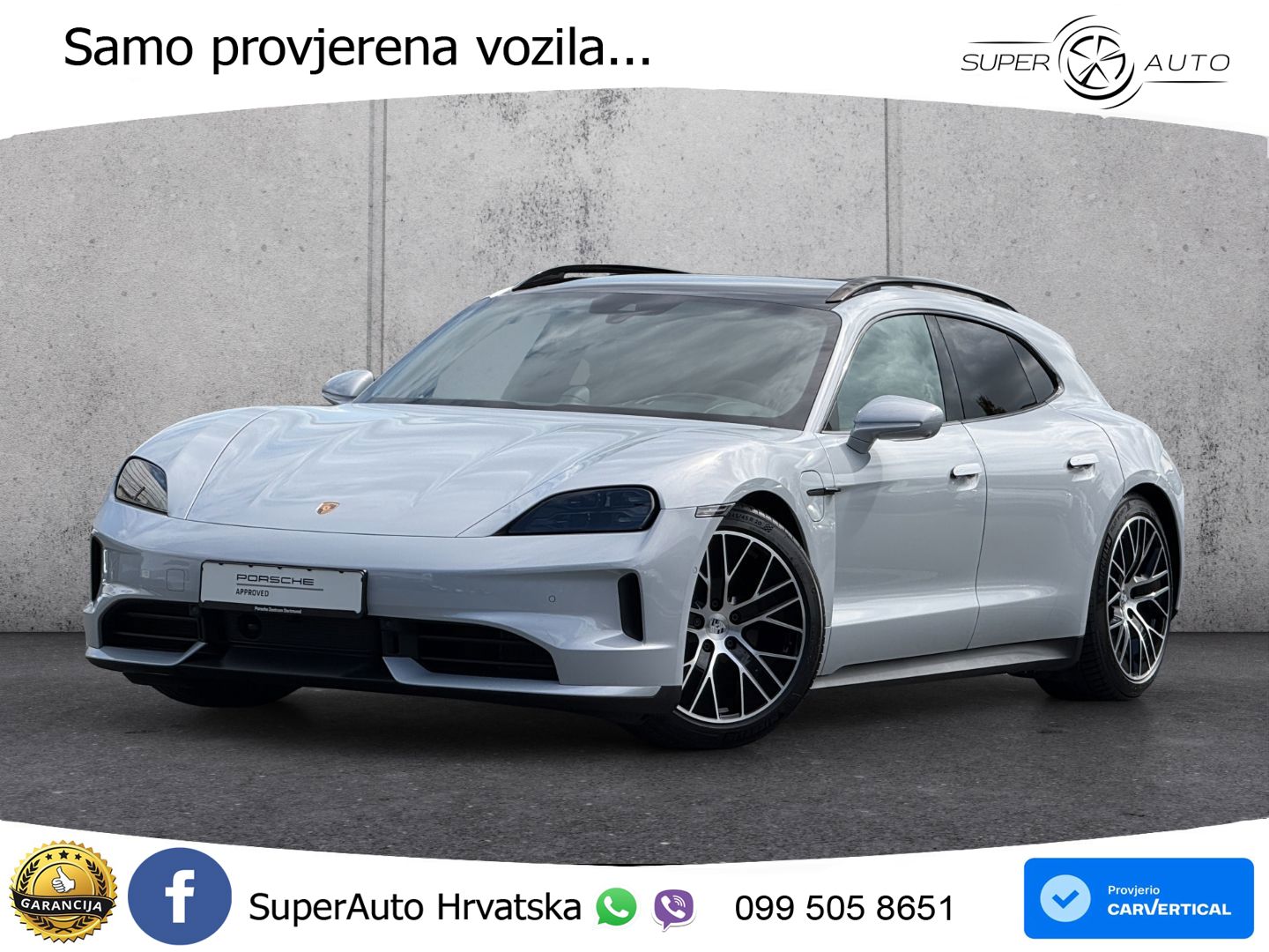 Porsche Taycan Sport Turismo 105 kWh (435 KS)