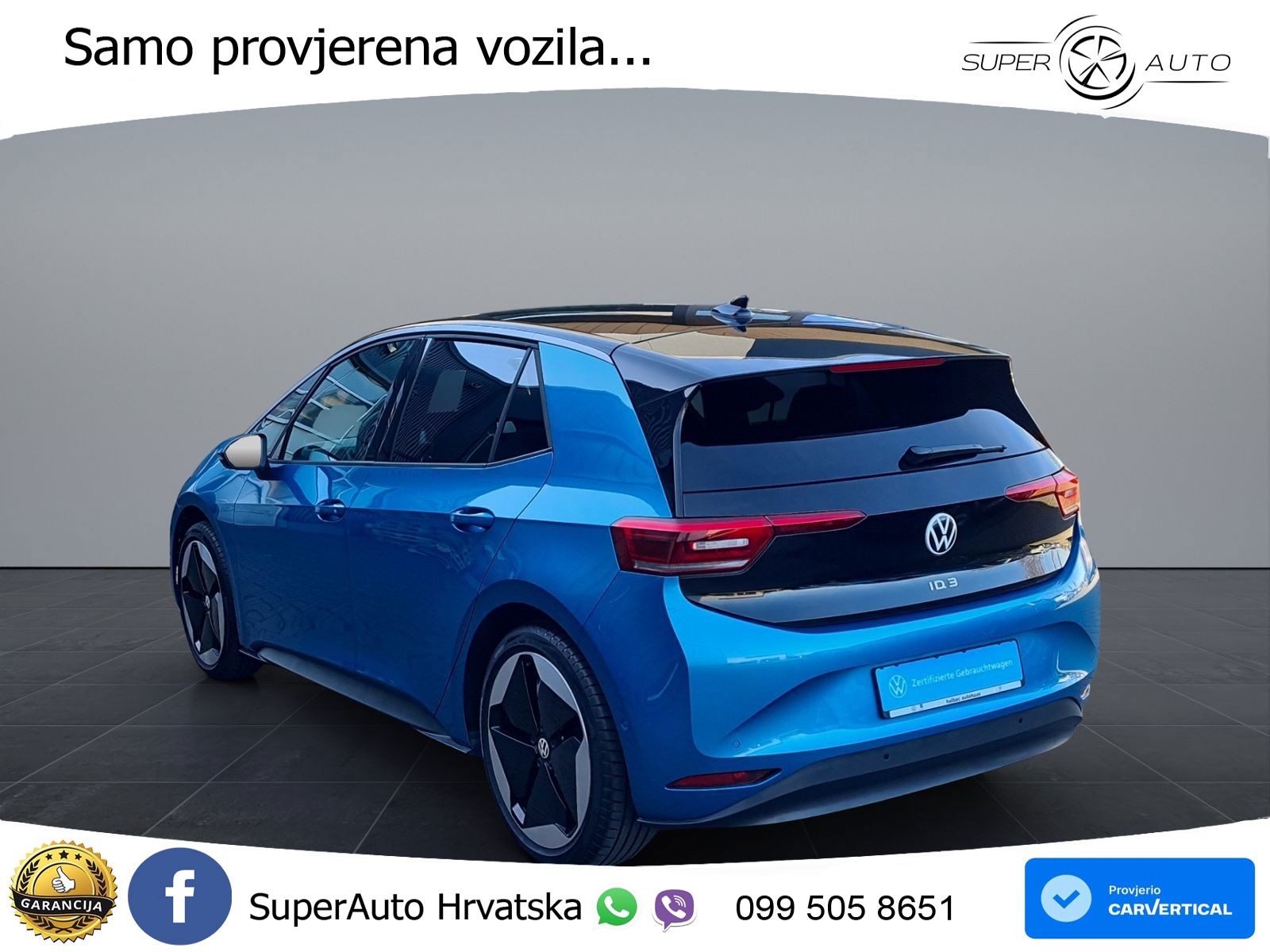 Volkswagen ID.3 Pro S 82 kWh (231 KS) LED+GR SJED+ACC