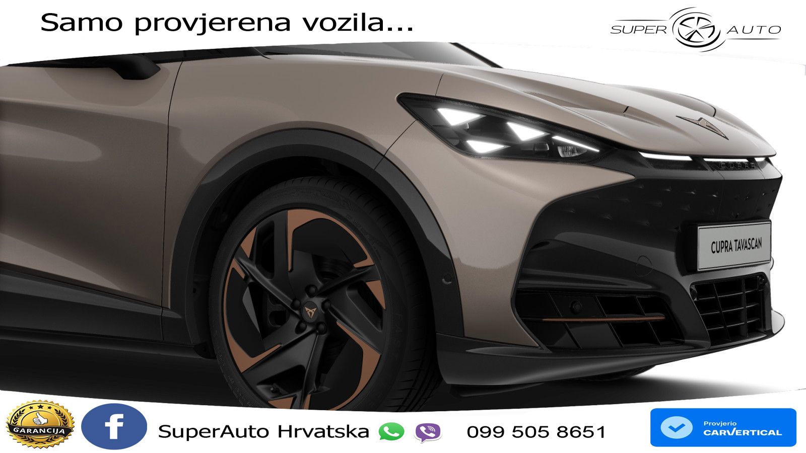 Cupra Tavascan 82 kWh (340 KS)  4WD VZ LED+GR SJED+ACC