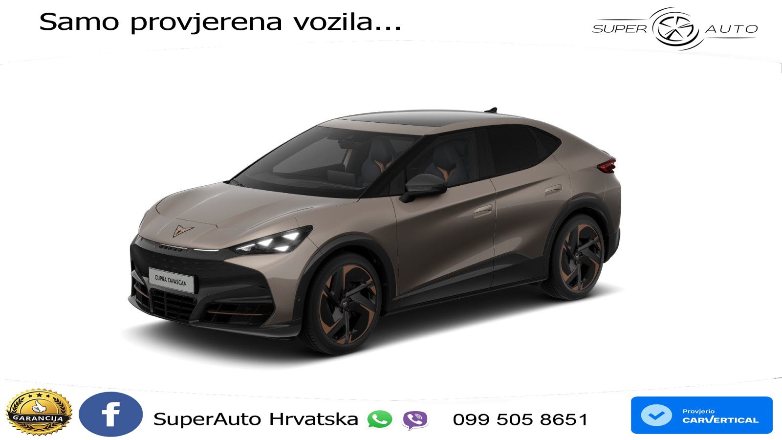 Cupra Tavascan 82 kWh (340 KS)  4WD VZ LED+GR SJED+ACC