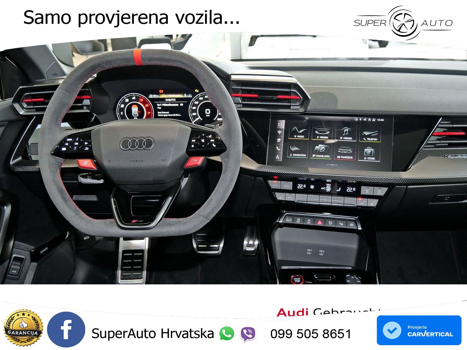 Audi RS3 Sportback 2.5 TFSI (400 KS) quattro S tronic LED+GR SJED+ACC