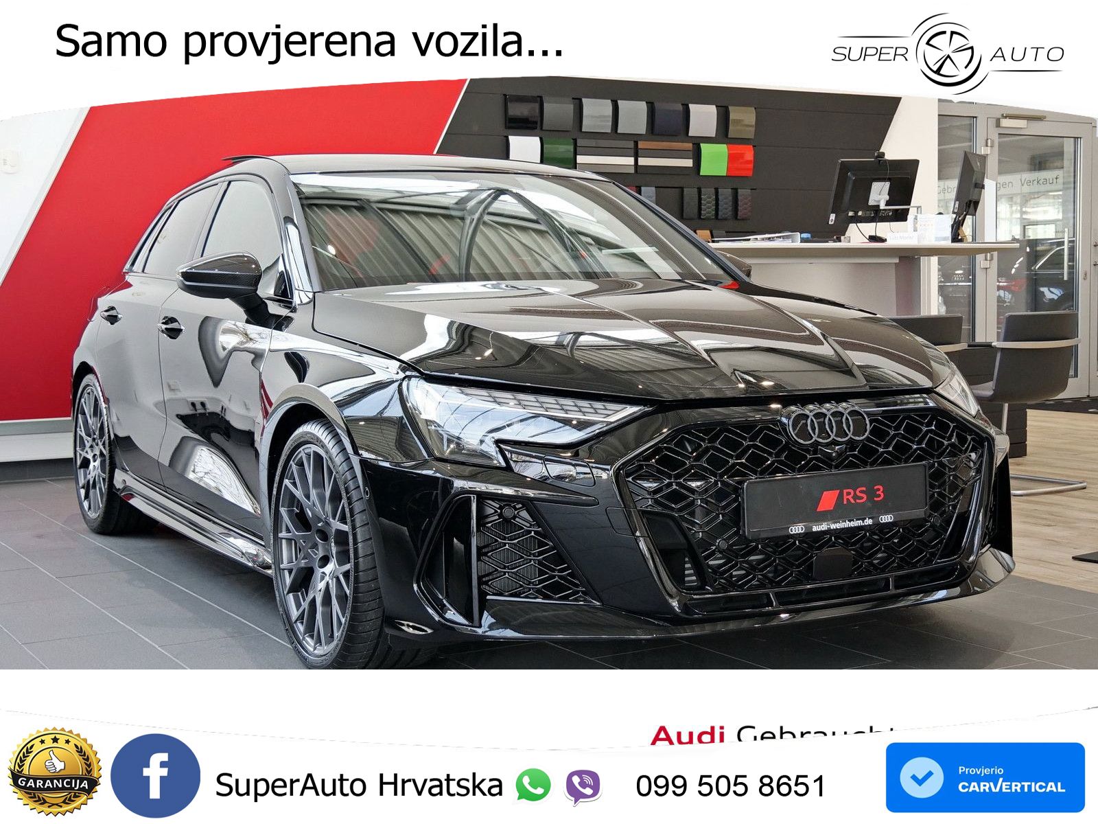 Audi RS3 Sportback 2.5 TFSI (400 KS) quattro S tronic LED+GR SJED+ACC