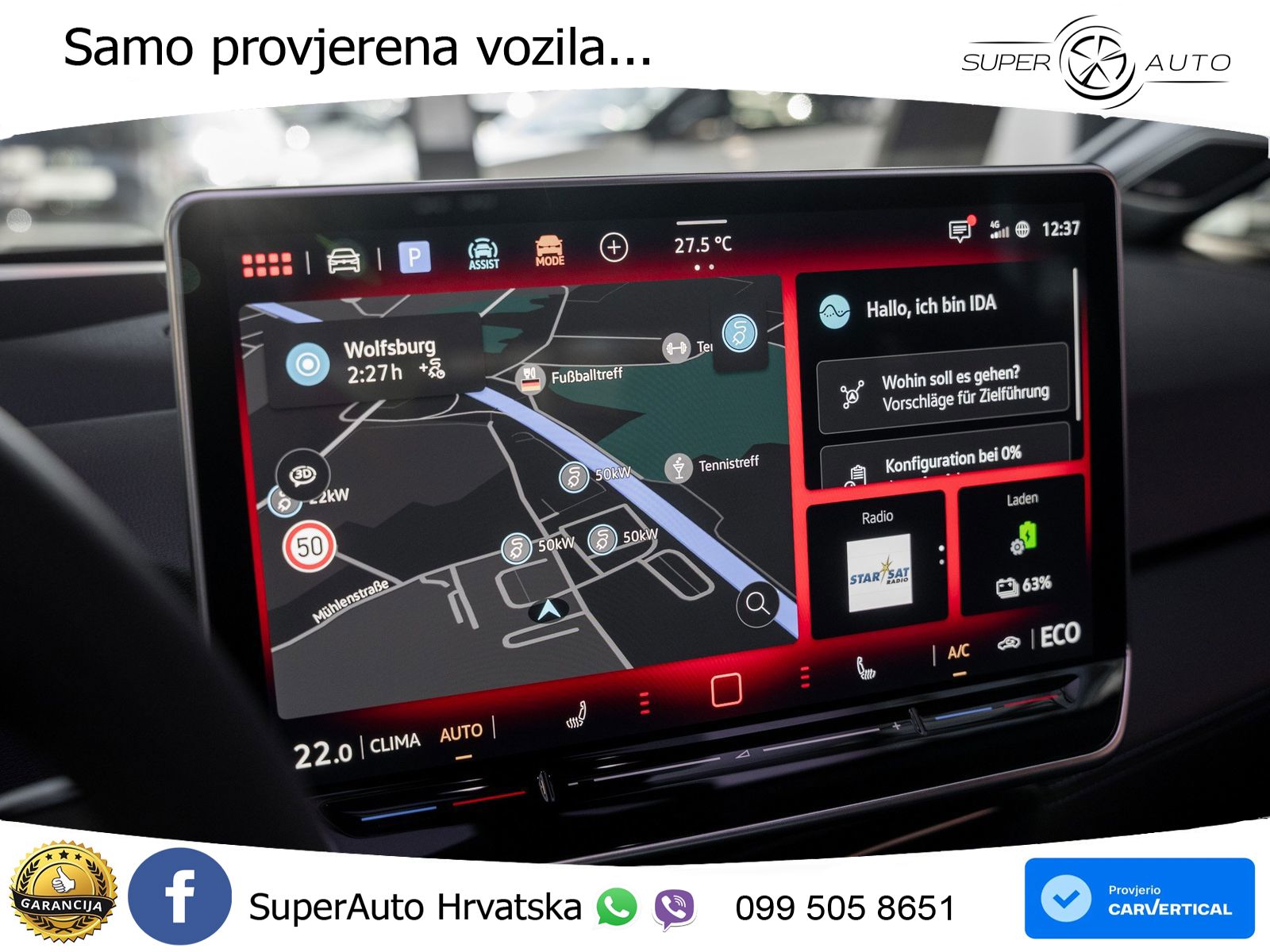 Volkswagen ID.3 GTX Performance 84 kWh (326 KS) LED+GR SJED+ACC