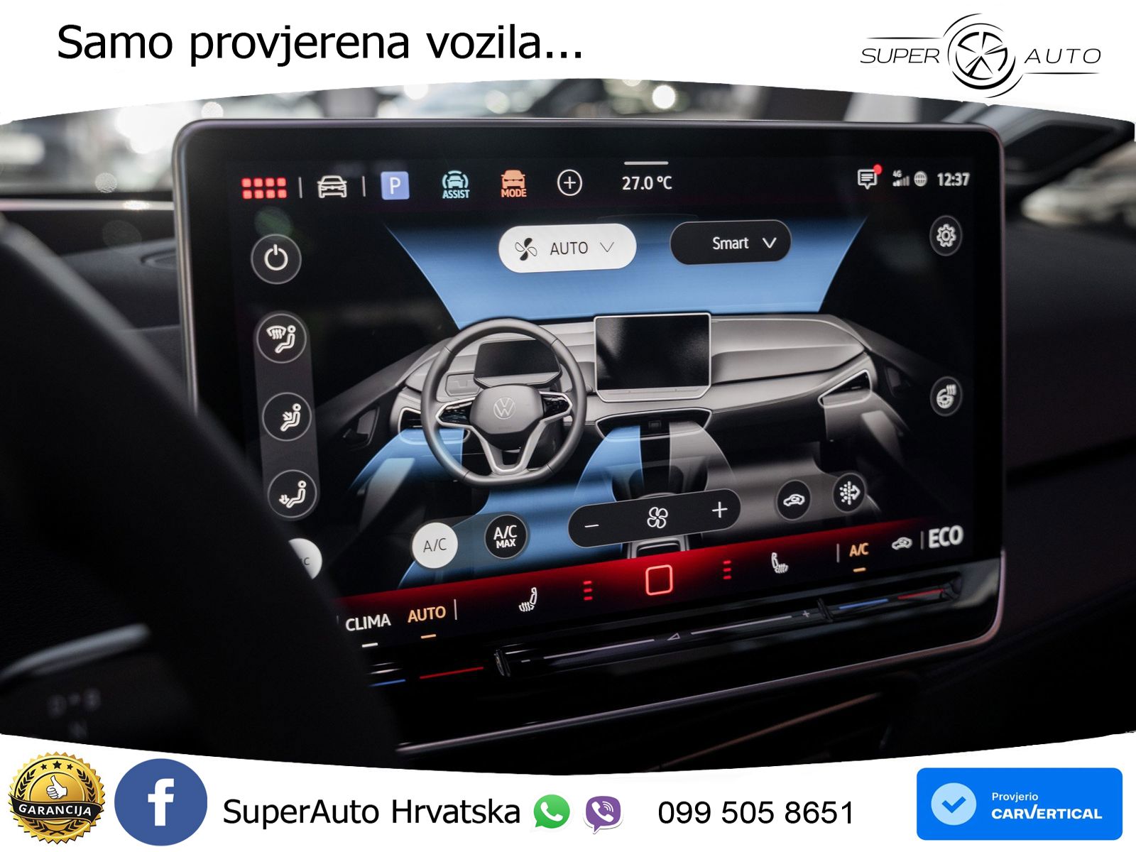 Volkswagen ID.3 GTX Performance 84 kWh (326 KS) LED+GR SJED+ACC