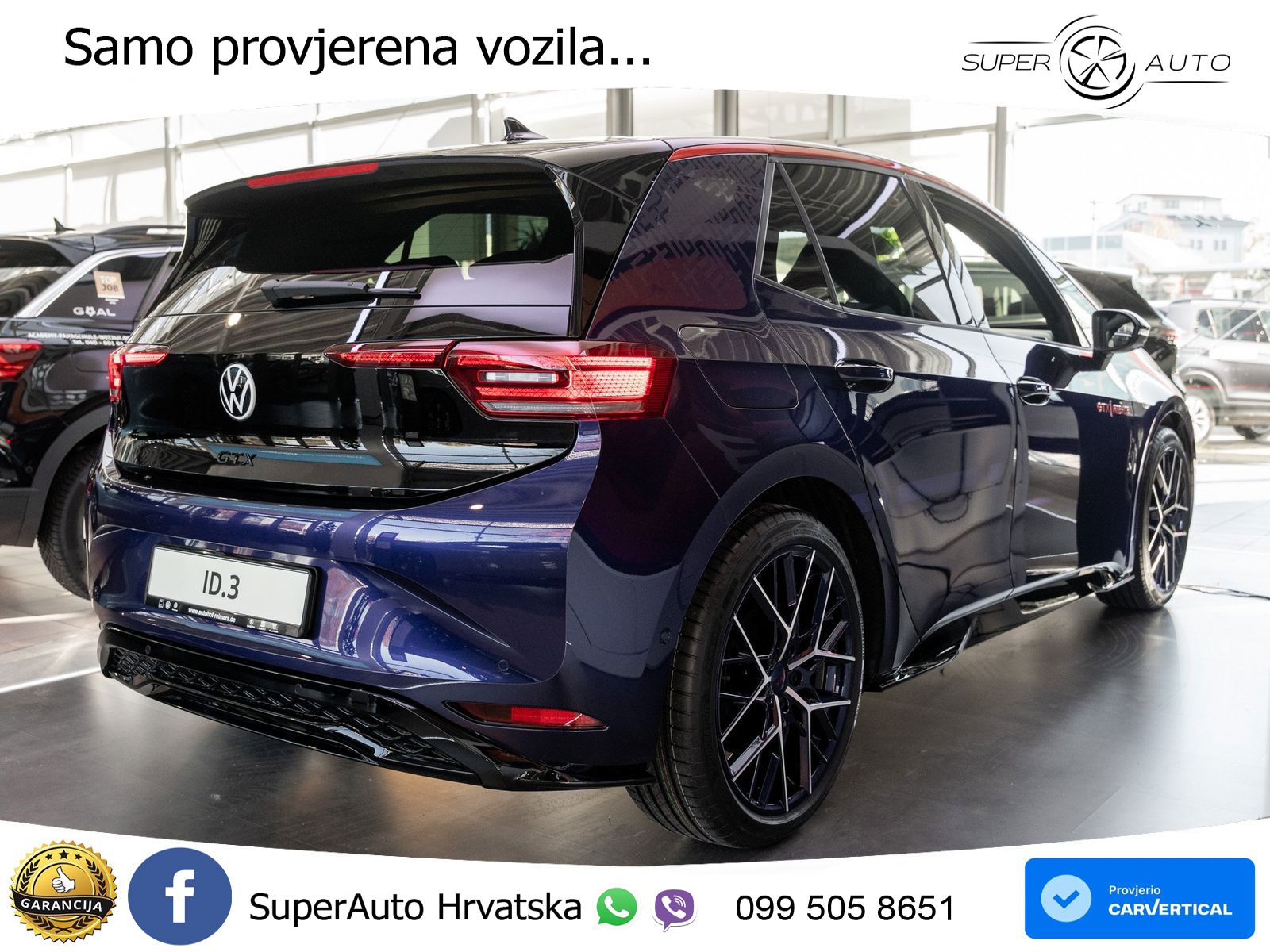Volkswagen ID.3 GTX Performance 84 kWh (326 KS) LED+GR SJED+ACC