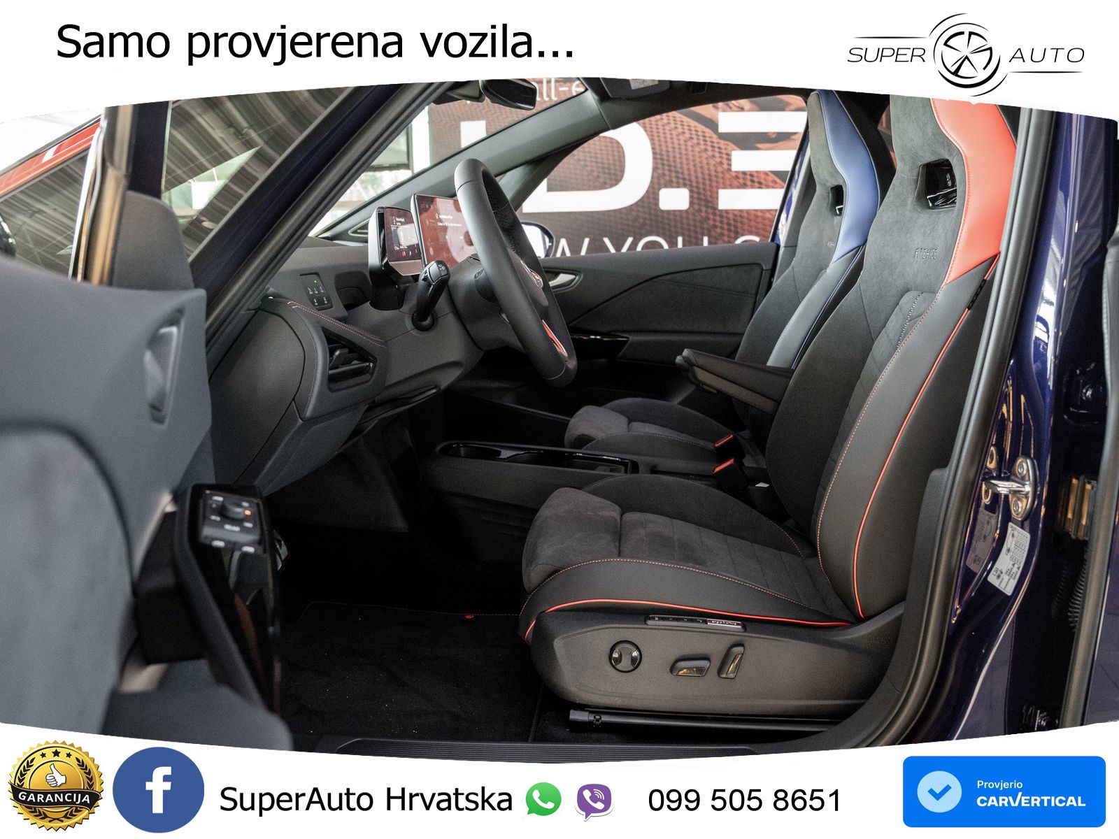 Volkswagen ID.3 GTX Performance 84 kWh (326 KS) LED+GR SJED+ACC
