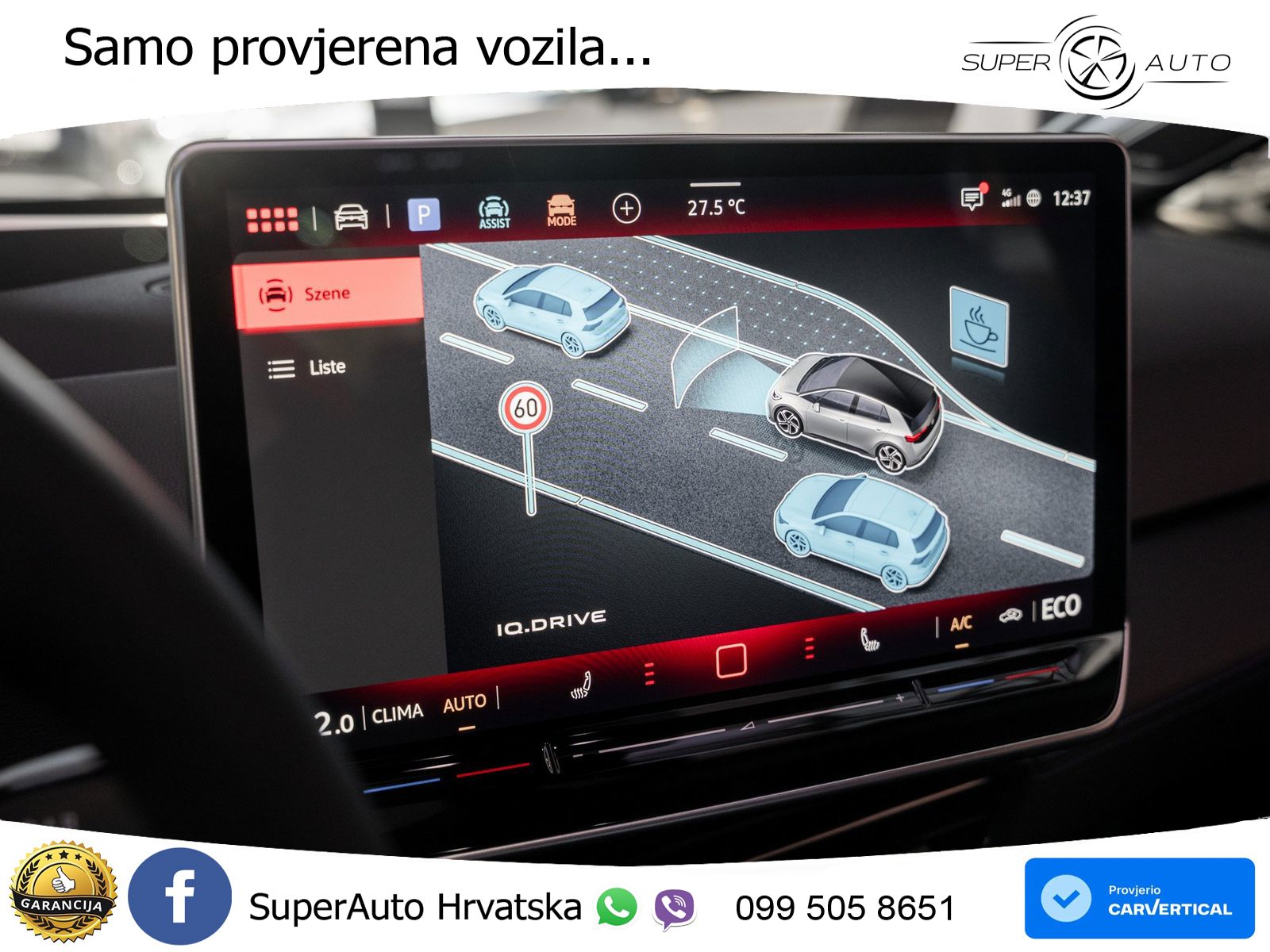 Volkswagen ID.3 GTX Performance 84 kWh (326 KS) LED+GR SJED+ACC
