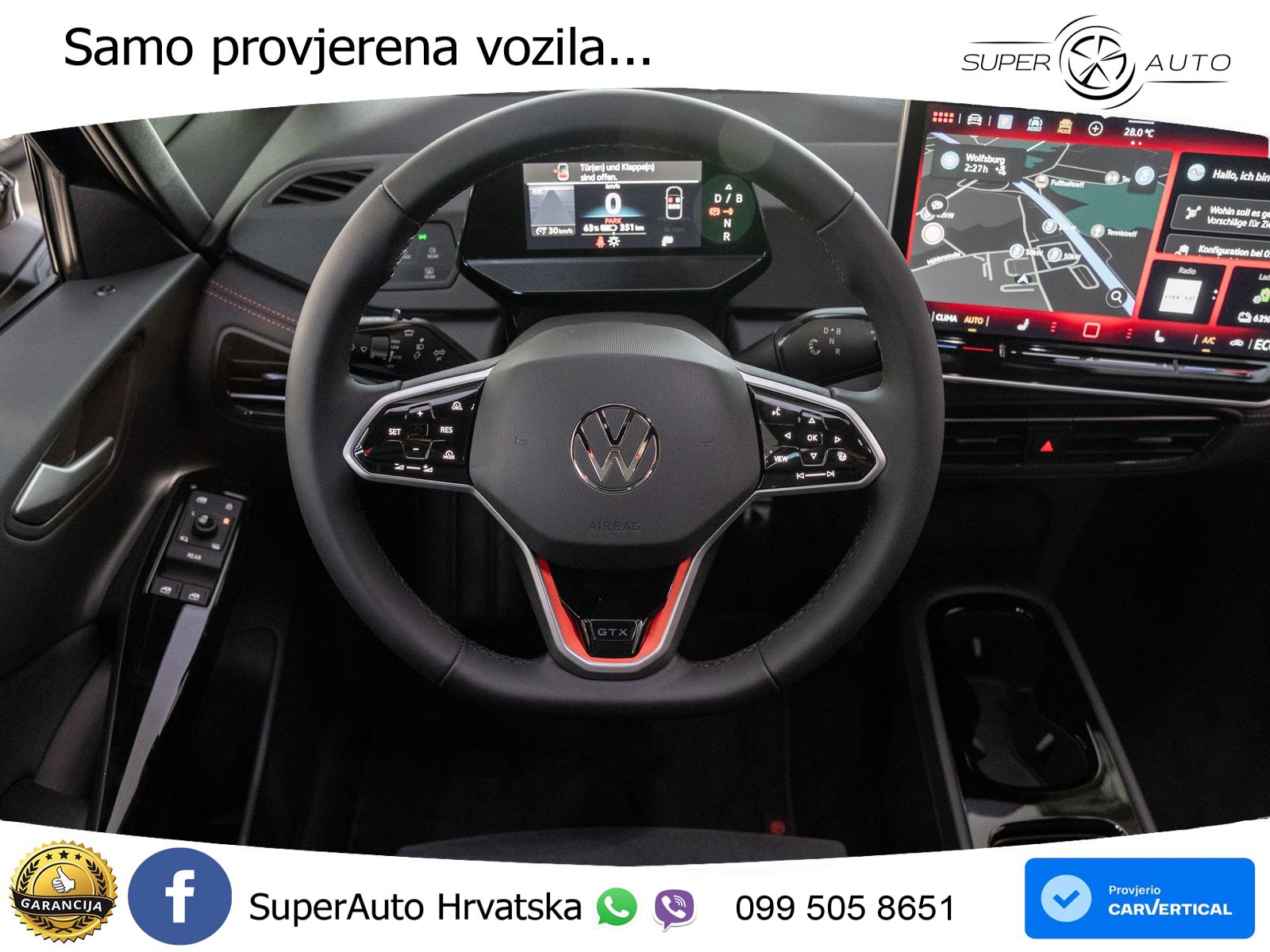 Volkswagen ID.3 GTX Performance 84 kWh (326 KS) LED+GR SJED+ACC