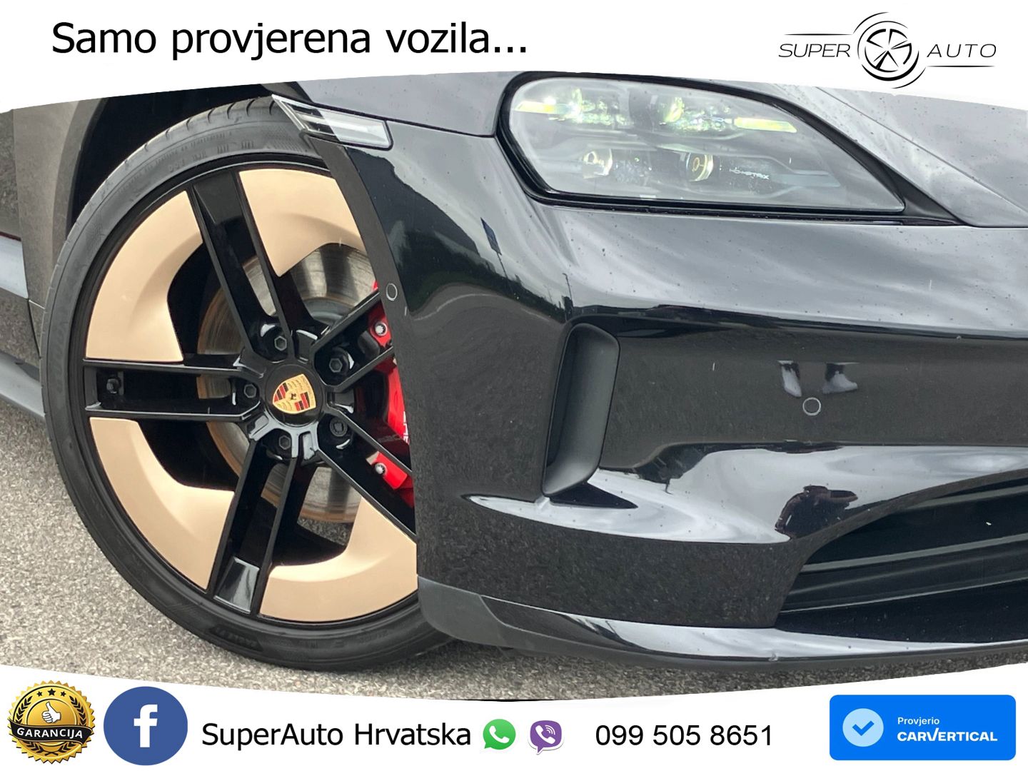 Porsche Taycan Sport Turismo 4S 105 kWh (598 KS)