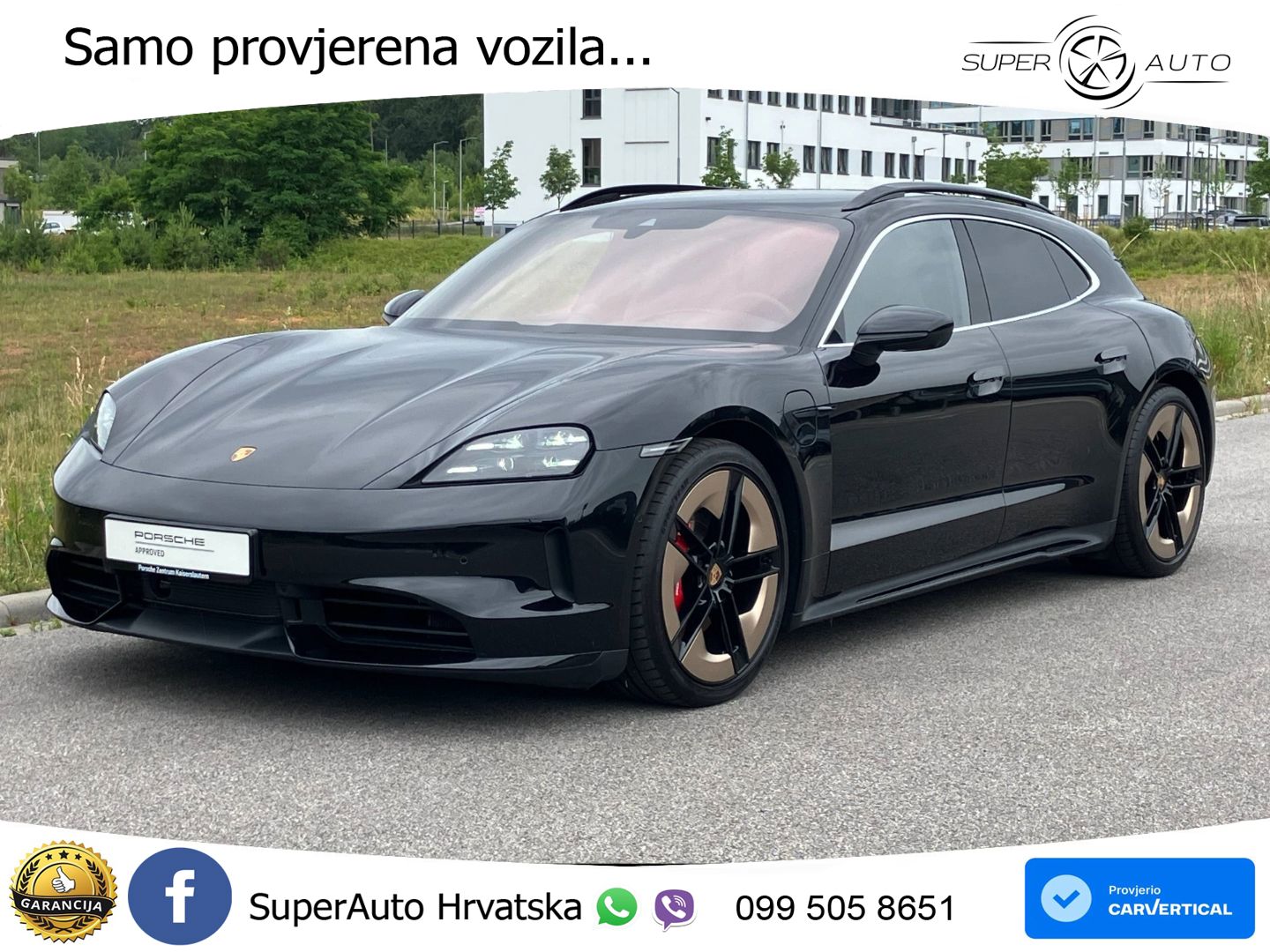 Porsche Taycan Sport Turismo 4S 105 kWh (598 KS)