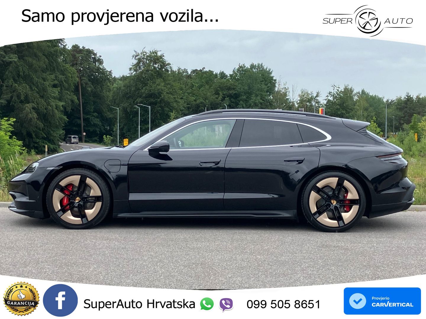 Porsche Taycan Sport Turismo 4S 105 kWh (598 KS)