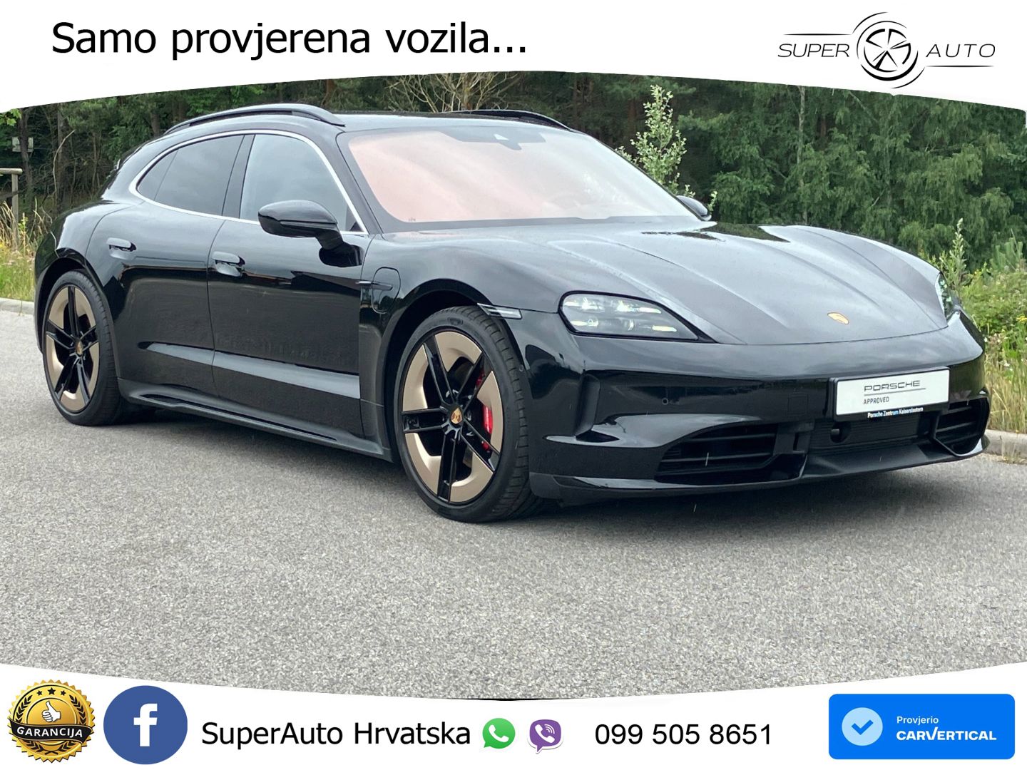 Porsche Taycan Sport Turismo 4S 105 kWh (598 KS)