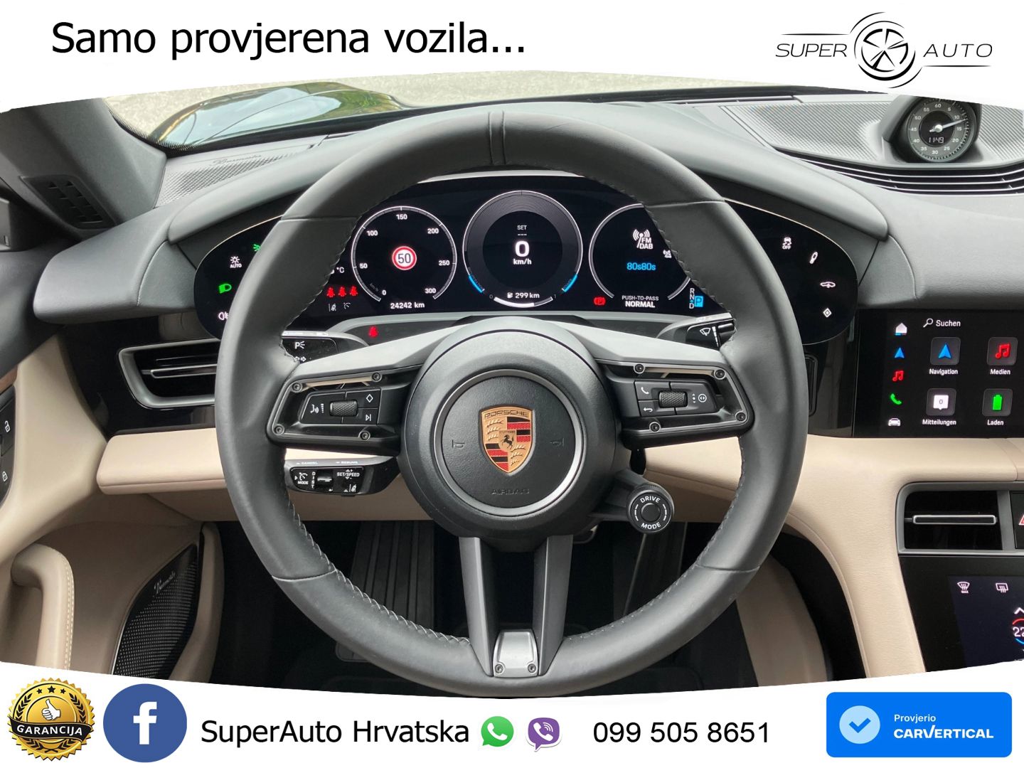 Porsche Taycan Sport Turismo 4S 105 kWh (598 KS)