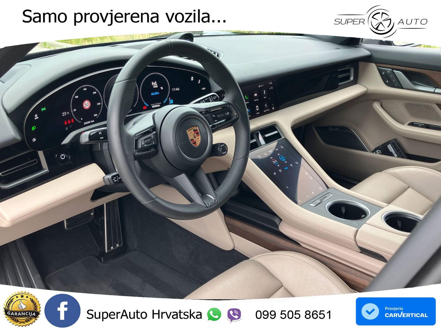 Porsche Taycan Sport Turismo 4S 105 kWh (598 KS)