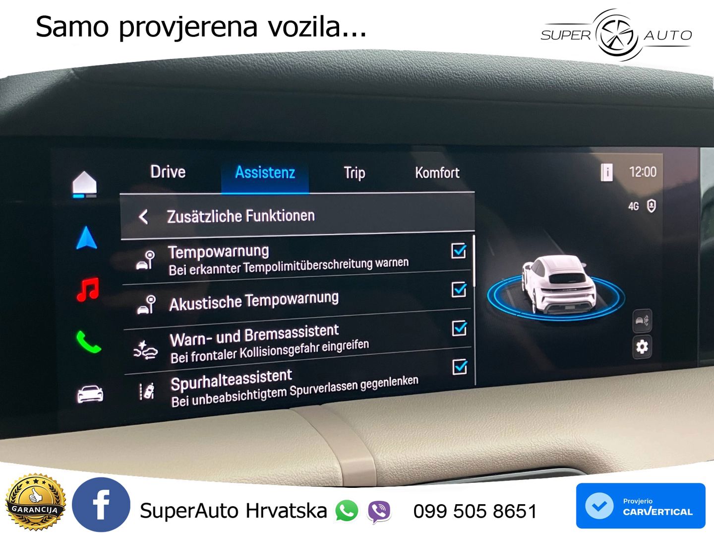 Porsche Taycan Sport Turismo 4S 105 kWh (598 KS)