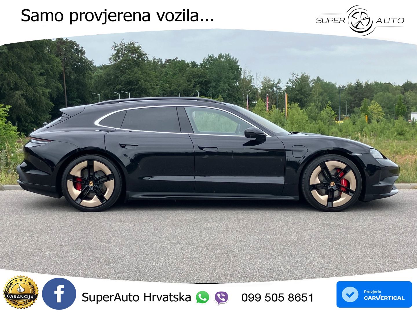 Porsche Taycan Sport Turismo 4S 105 kWh (598 KS)