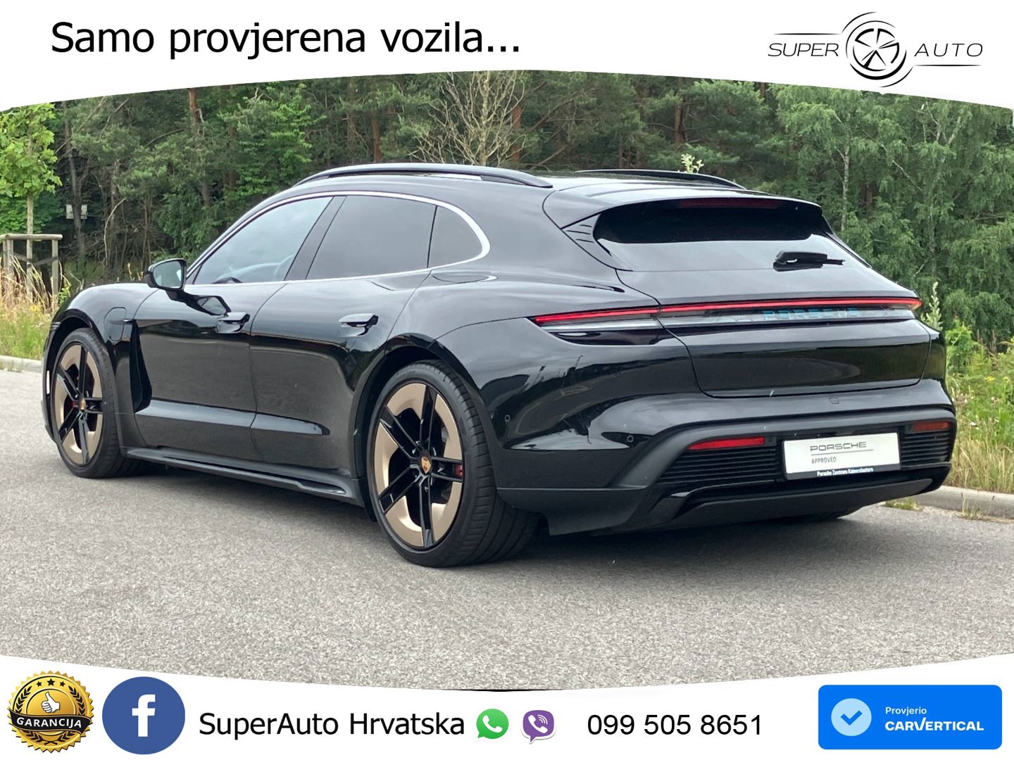 Porsche Taycan Sport Turismo 4S 105 kWh (598 KS)