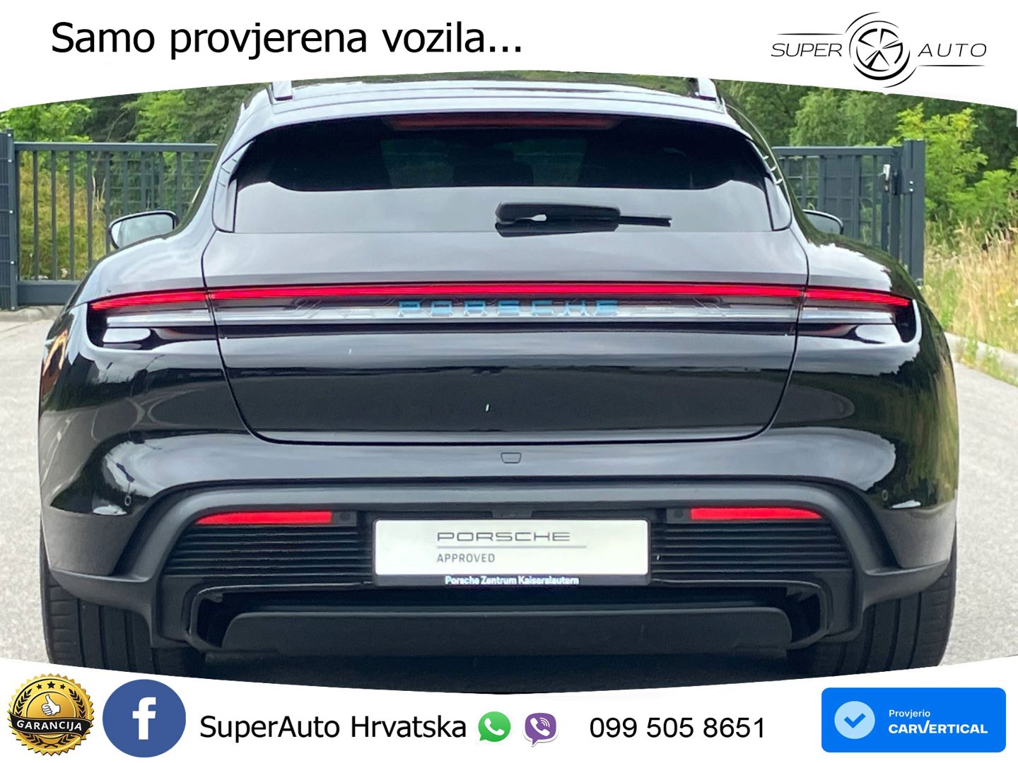 Porsche Taycan Sport Turismo 4S 105 kWh (598 KS)