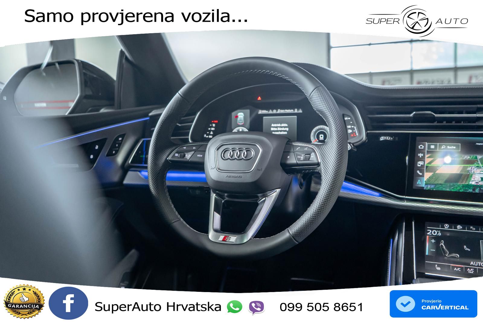 Audi Q8 50 TDI V6 (286 KS) quattro Tiptronic LED+GR SJED+ACC