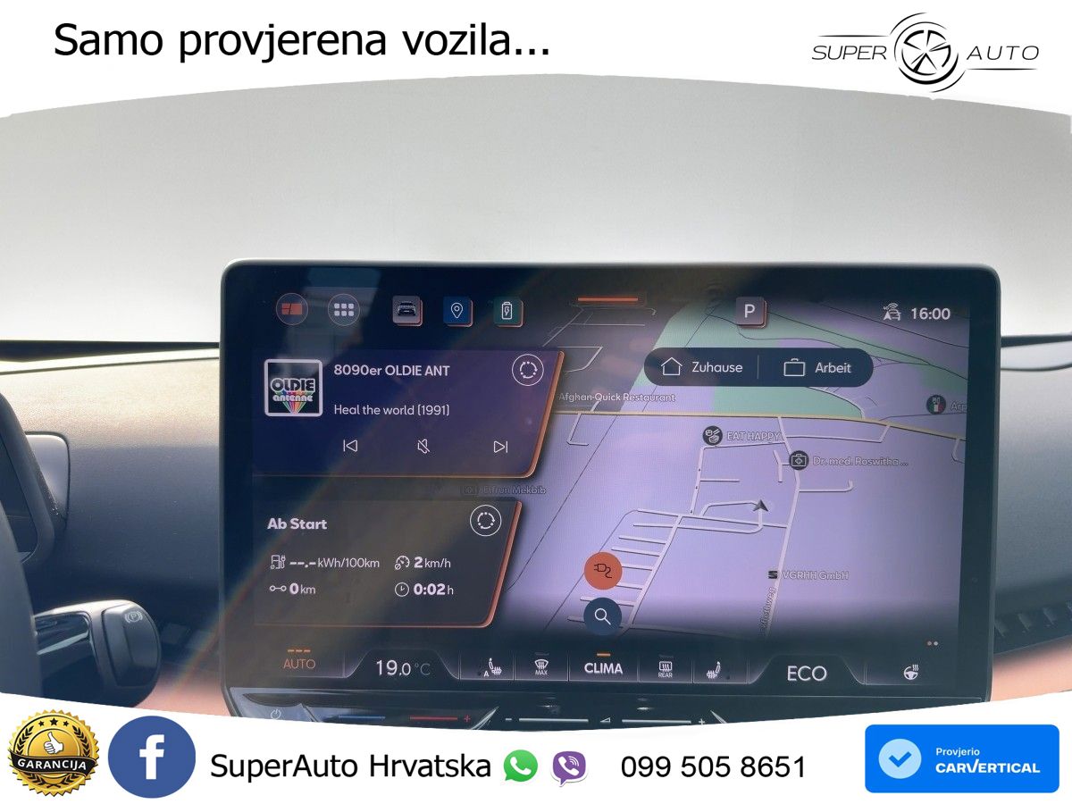 Cupra Tavascan 82 kWh (286 KS) LED+GR SJED+ACC