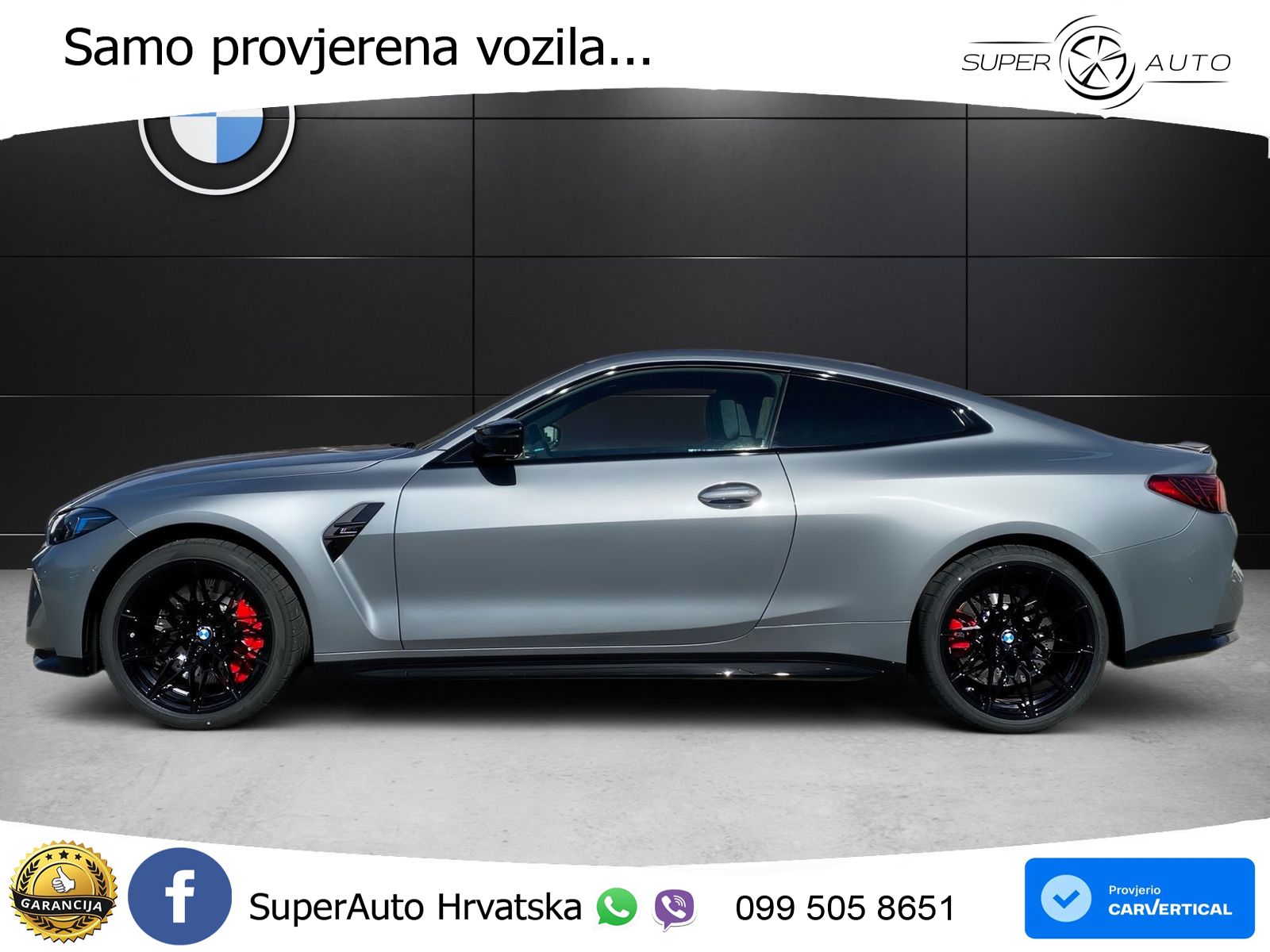 BMW M4 Competition 3.0 (530 KS) xDrive Steptronic LED+GR SJED+ACC