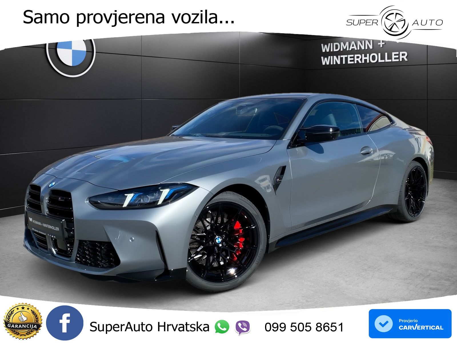 BMW M4 Competition 3.0 (530 KS) xDrive Steptronic LED+GR SJED+ACC