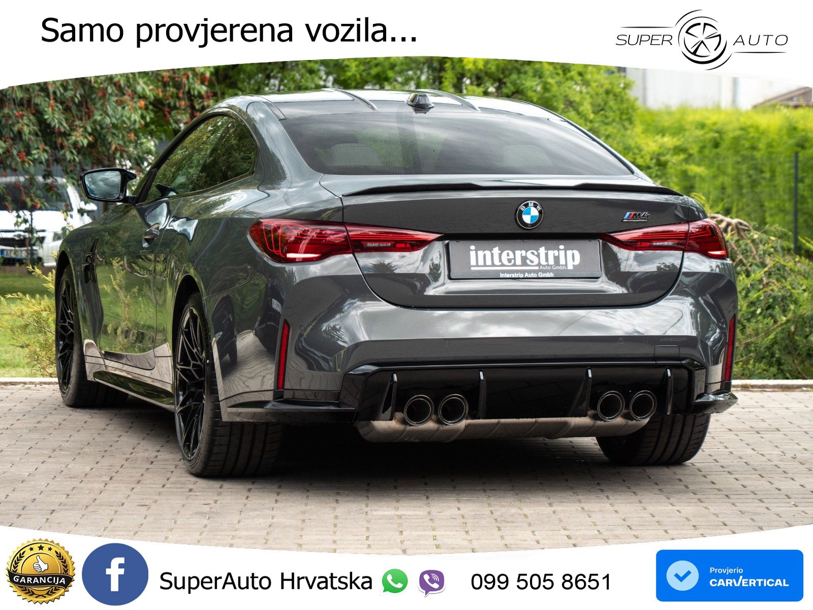 BMW M4 Competition 3.0 (530 KS) xDrive Steptronic LED+GR SJED+ACC