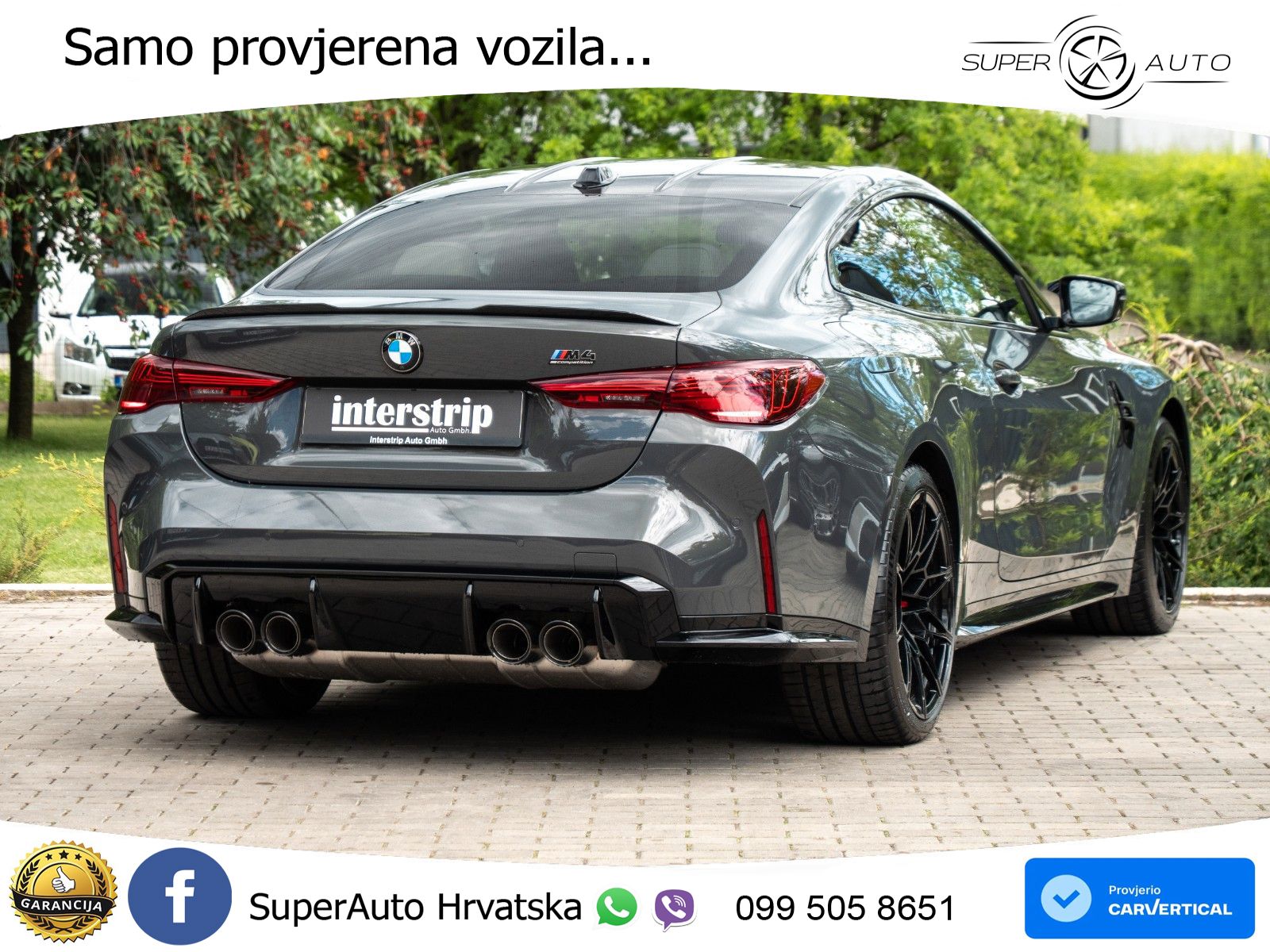BMW M4 Competition 3.0 (530 KS) xDrive Steptronic LED+GR SJED+ACC