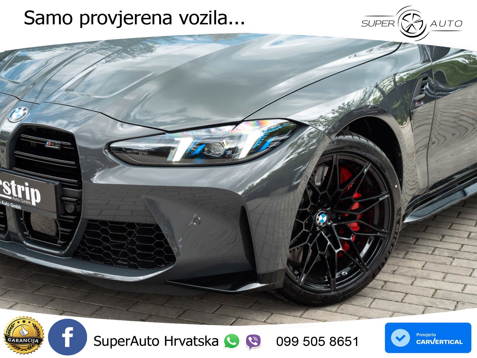 BMW M4 Competition 3.0 (530 KS) xDrive Steptronic LED+GR SJED+ACC