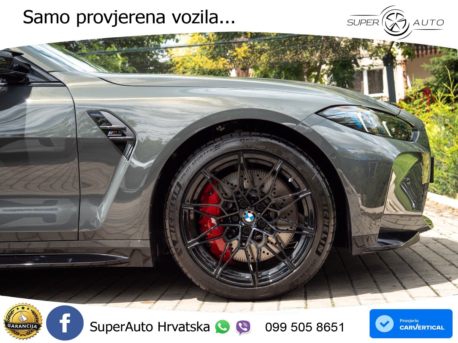 BMW M4 Competition 3.0 (530 KS) xDrive Steptronic LED+GR SJED+ACC