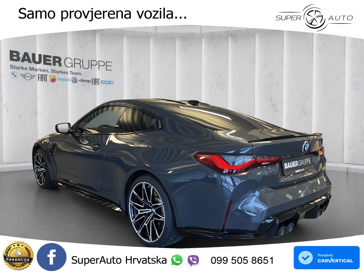 BMW M4 Competition 3.0 (510 KS) Steptronic LED+GR SJED+ACC