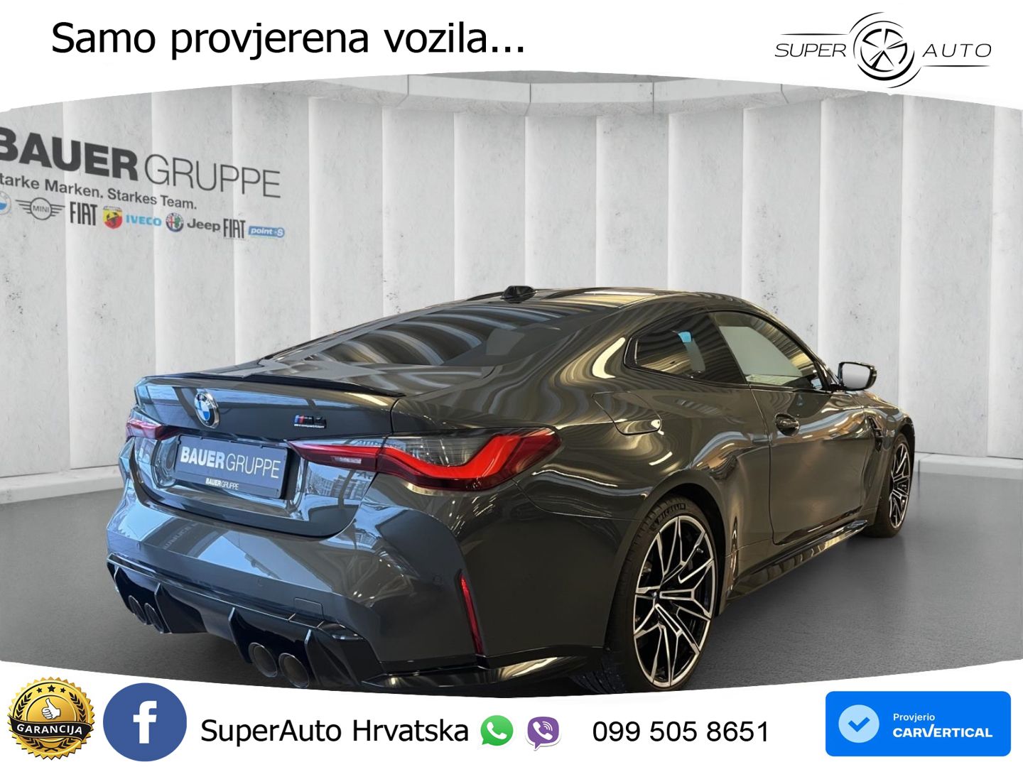 BMW M4 Competition 3.0 (510 KS) Steptronic LED+GR SJED+ACC