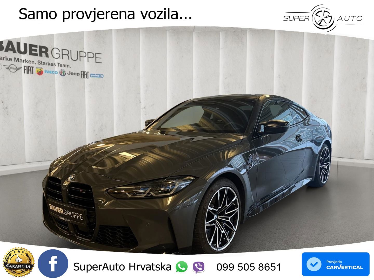 BMW M4 Competition 3.0 (510 KS) Steptronic LED+GR SJED+ACC