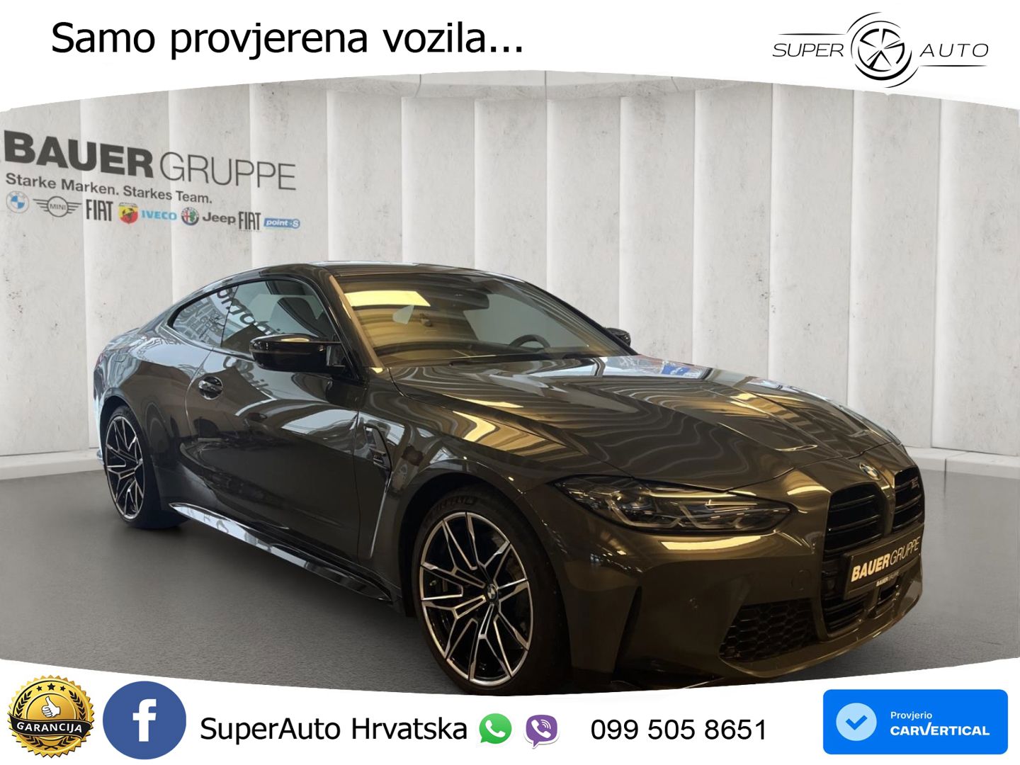 BMW M4 Competition 3.0 (510 KS) Steptronic LED+GR SJED+ACC