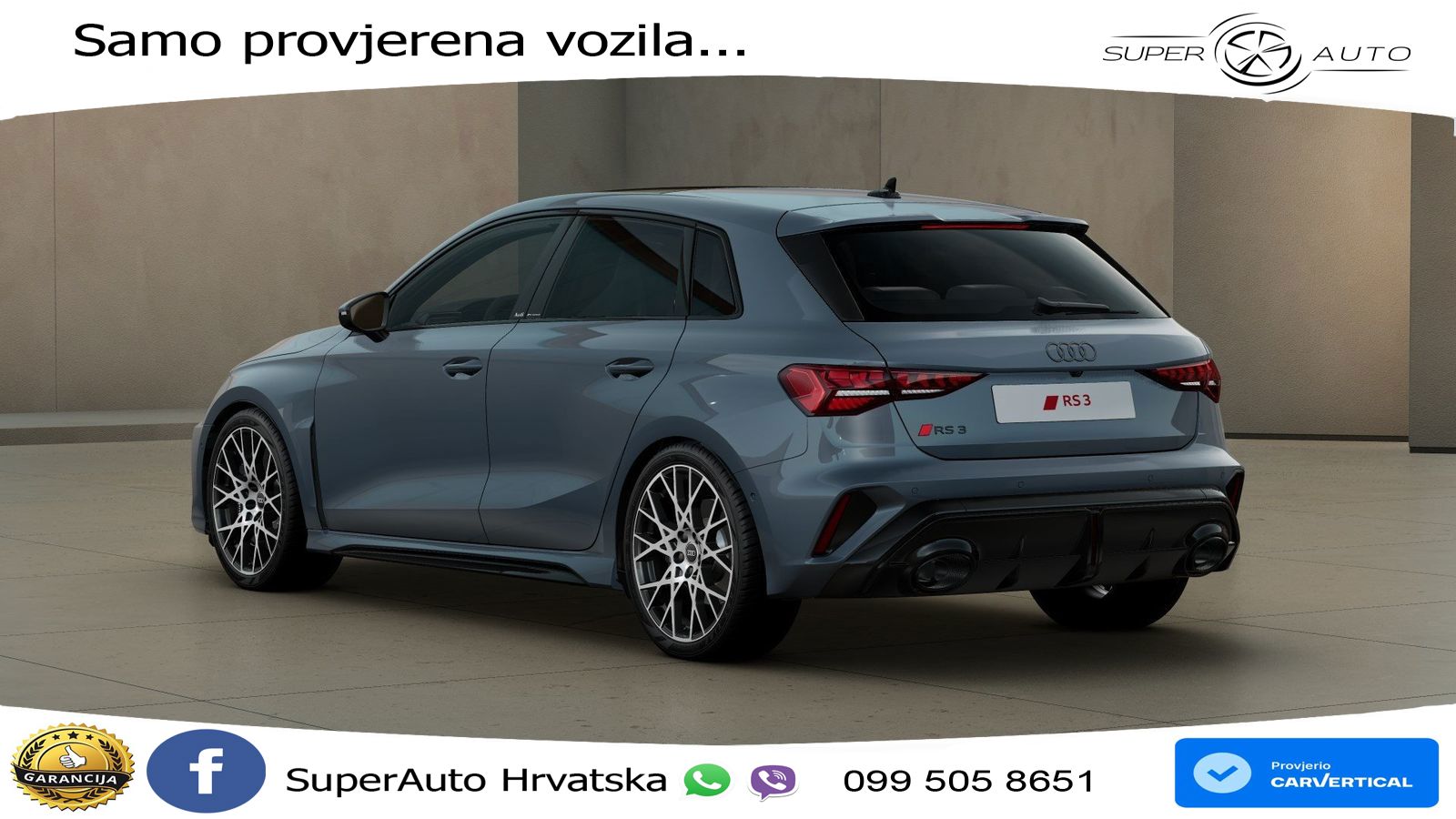 Audi RS3 Sportback 2.5 TFSI (400 KS) quattro S tronic LED+GR SJED+ACC